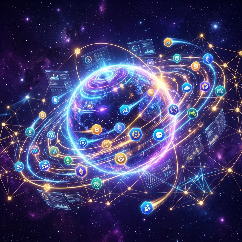 dApps ecosystem illustration